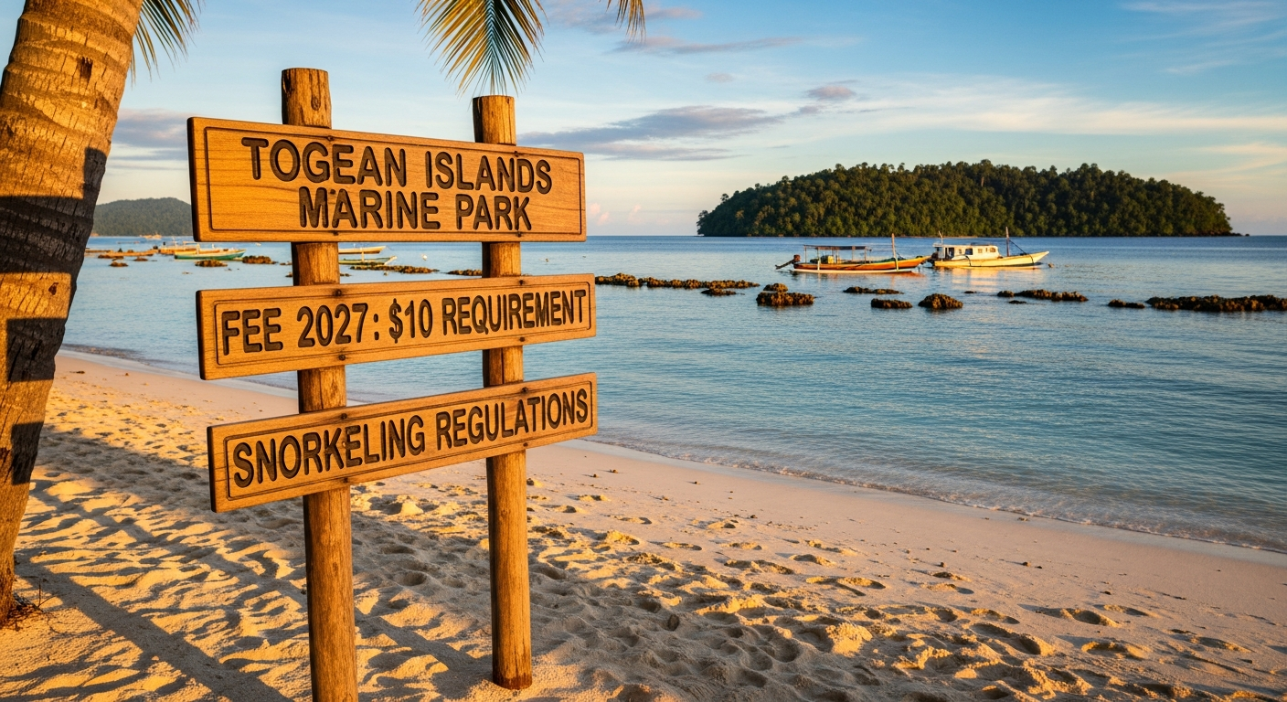 Togean Islands Marine Park Fee 2027: $10 Requirement and Snorkeling Regulations
